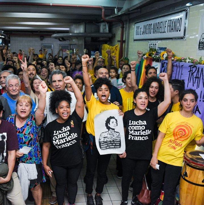 Lucha como Marielle Franco.