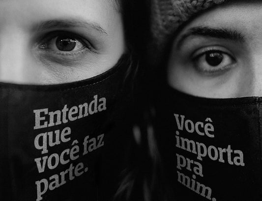 PEITA doará R$3 de cada máscara e peita “Entenda que você faz parte.” para TETO